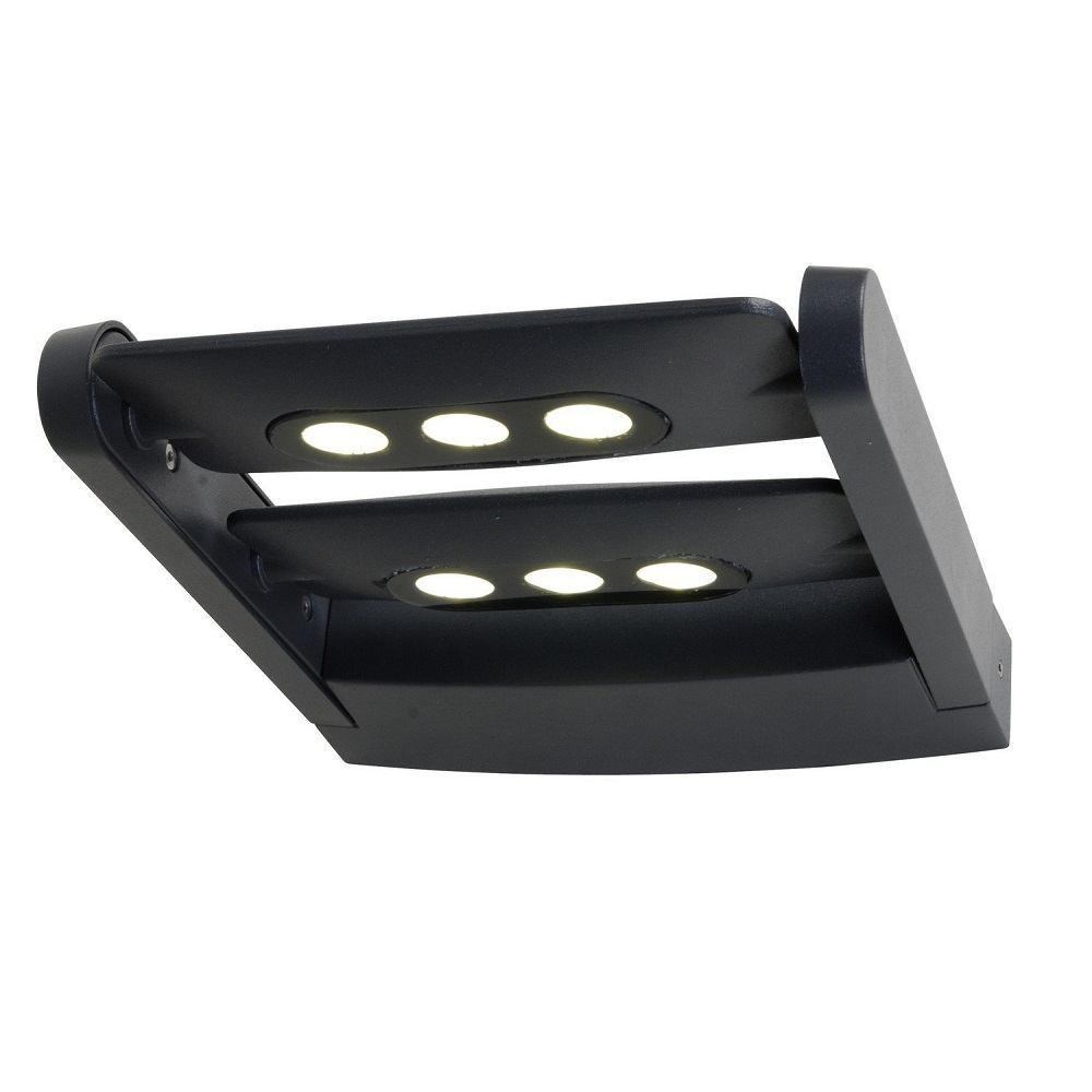 LED Außenwandstrahler LED-SPOT anthrazit 18W Lutec 1210lm 6144-S-2-GR